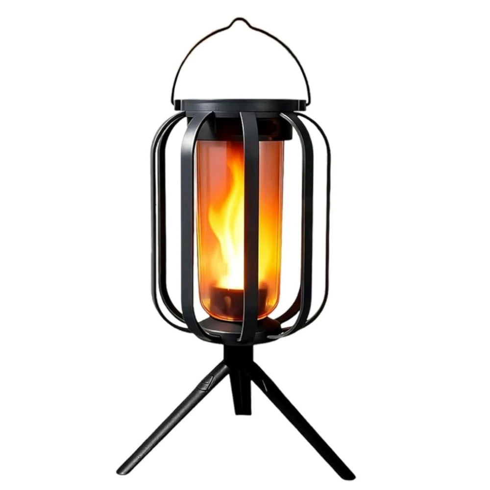 Fireside Glow Solar Lantern