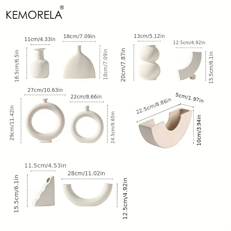 Nordic Ceramic Accent Vase(s)