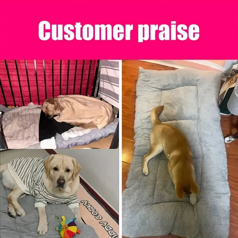 **Ultra-Soft Plush Pet Bed – Extra-Large Cozy Cushion for Dogs & Cats**
Give your furry friend a cozy place to relax with this extra-large plush pet bed. Made with soft polyester fabric and a thick, cushioned design, it’