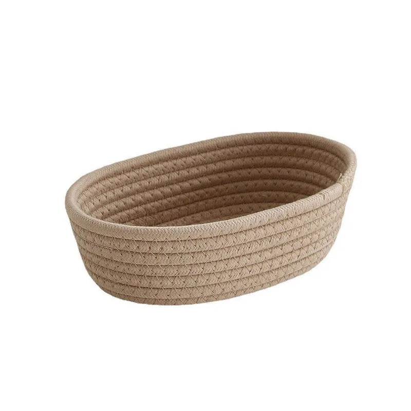 Gather Woven Cotton Storage Basket