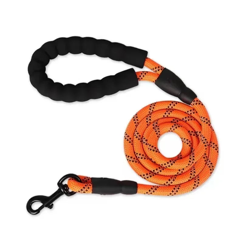 Heavy-Duty Reflective Dog Leash – Strong, Secure & Comfortable for Every Walk