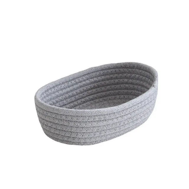 Gather Woven Cotton Storage Basket