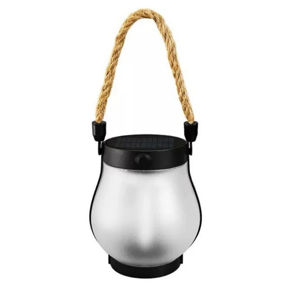 Fireside Glow Solar Lantern