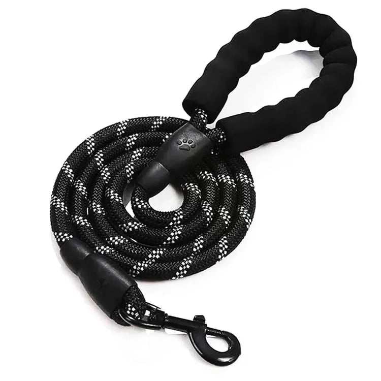 Heavy-Duty Reflective Dog Leash – Strong, Secure & Comfortable for Every Walk