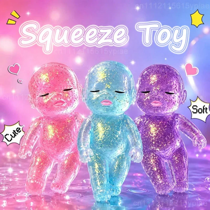 🍼 Squishy Baby Fidget Toy – Stretchy, Slow-Rising Fun