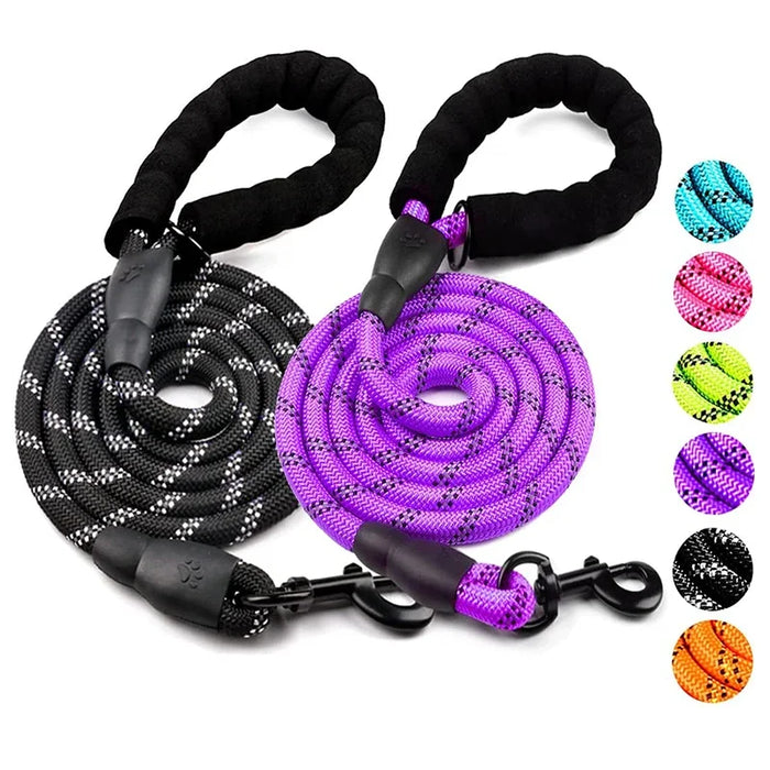 Heavy-Duty Reflective Dog Leash – Strong, Secure & Comfortable for Every Walk