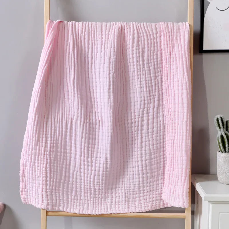 Woven cotton throw blanket